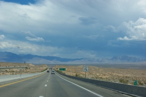 Driving through the desert again
